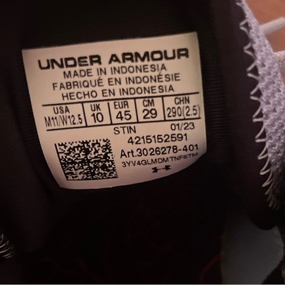 Under Armour Steph Curry 1 Flotro Mothers Day Basketball Shoes Size (11M) - Picture 5 of 7